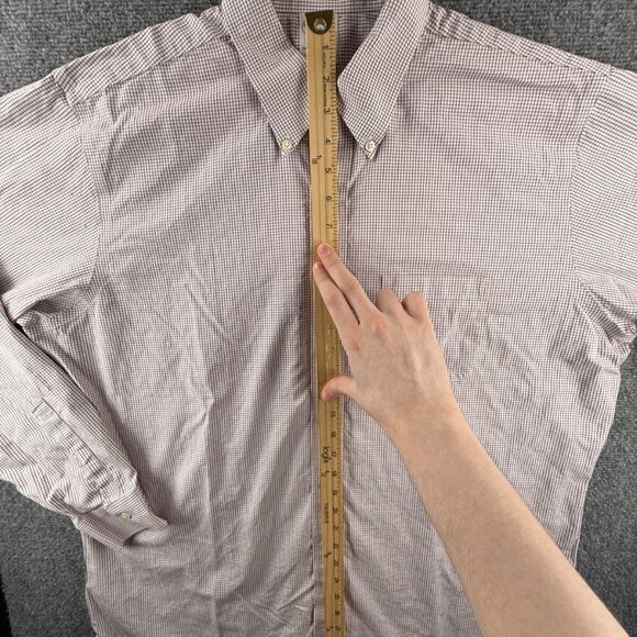 Brooks Brothers Red Check 17.5 6/7 Cotton Button-Down Regent Non-Iron Men Shirt - Picture 3 of 16